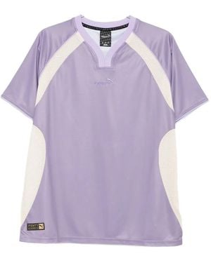 PUMA X Fenty V-Neck Shor-Sleeve - Purple