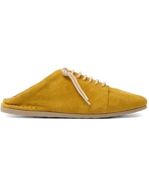 Marsèll Sancrespella Lace-Up Mules - Yellow