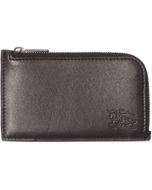 Burberry Zip-up Card Holder - Grey