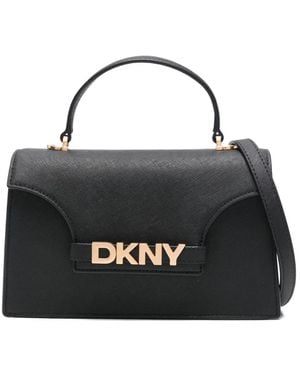DKNY Avril Flap Satchel - Black