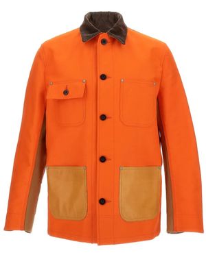 Junya Watanabe Jacke Mit Taschen - Orange