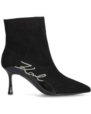 KARL LAGERFELD 80Mm Sienna Boots - Black