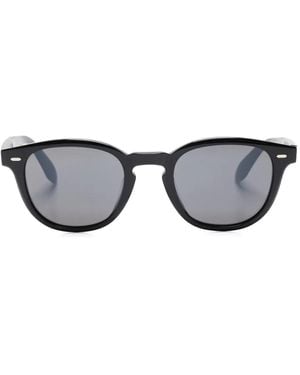 Oliver Peoples Round-Frame Sunglasses - Black