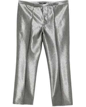 SAPIO Pantalones Con Efecto Metalizado - Gris