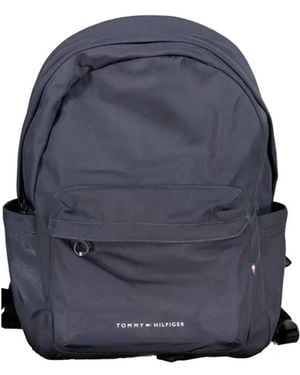 Tommy Hilfiger Logo-Print Backpack - Blue