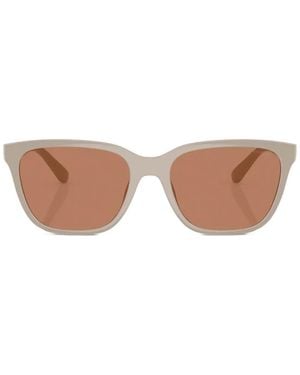COACH Logo-Plaque Square-Frame Sunglasses - Pink