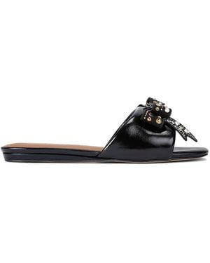 Kurt Geiger Kensington Leather Sandals - Black