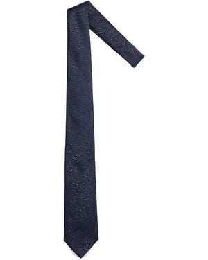 Emporio Armani Corbata moteada - Azul