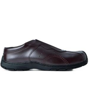 Dr. Martens Aurix Contrast-Stitch Leather Loafers - Blue