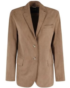 Seventy Buttoned Blazer - Brown