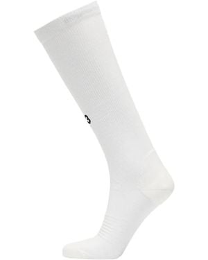 Y-3 Chaussettes Bottes Côtelées - Blanc