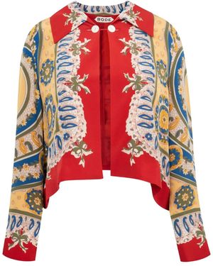 Bode Bricolage Jacke - Rot