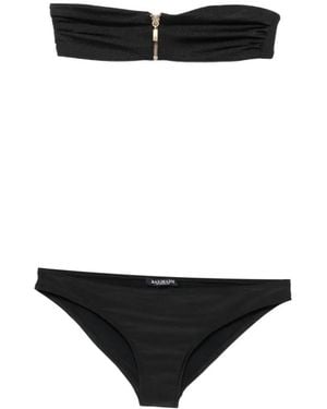 Balmain Zip-Fastening Bikini - Black
