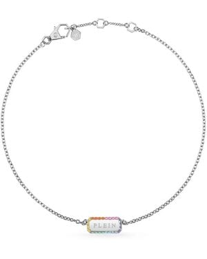Philipp Plein Collar Con Aplique De Cristales - Blanco