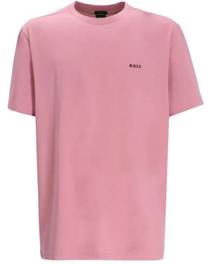 BOSS ロゴ Tシャツ - ピンク