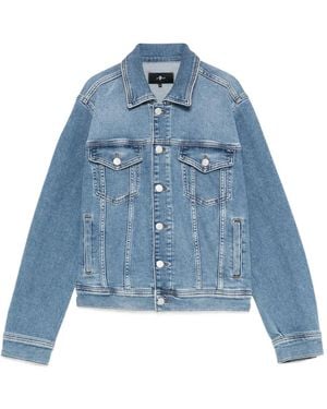 Seven7 Adi Trucker Jacket - Blue