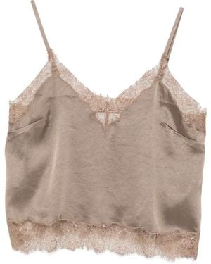 Citizens of Humanity Camisole-Top Mit Spitzenbesatz - Natur
