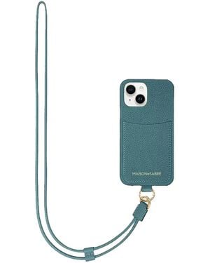 Maison De Sabre Sling Phone Case (Iphone 15) - Blue