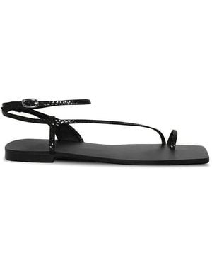 Johanna Ortiz Flamenco Echoes Flat Sandals - White