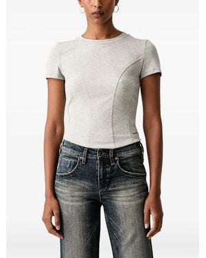 Miss Sixty Panelled Short-Sleeve T-Shirt - Blue