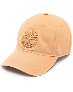 Timberland Logo-Embroidered Hat - Natural
