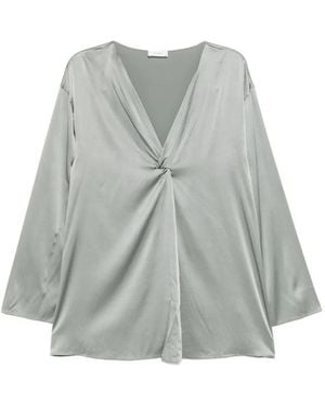 Ruohan Knot Top - Gray