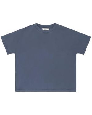 O.FILES Camiseta con cuello redondo - Azul