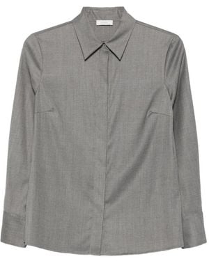Peserico Long-Sleeve Shirt - Gray