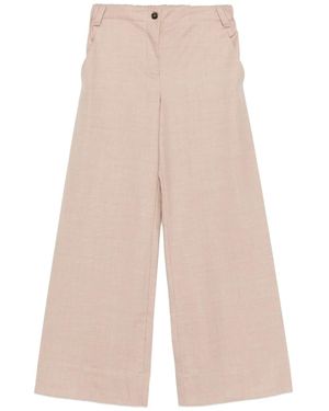 Hemisphere Button Pants - Natural