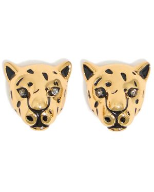 Bimba Y Lola Panther Earrings - Metallic