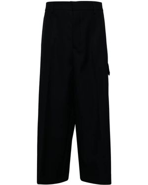 Ami Paris ボタン ショートパンツ - ブラック