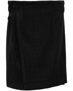 Homme Plissé Issey Miyake プリーツ スカート - ブラック