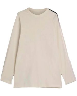 Y-3 3-Stripes Long-Sleeve T-Shirt - Natural