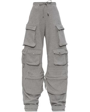 The Attico Cargo-Pockets Pants - Grey