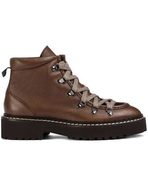 Doucal's Stiefeletten Mit Schnürung - Braun