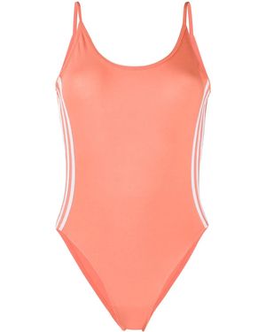 adidas Body Con Rayas Laterales - Naranja