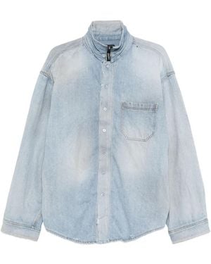 Balenciaga Hemd mit Brusttaschen - Blau