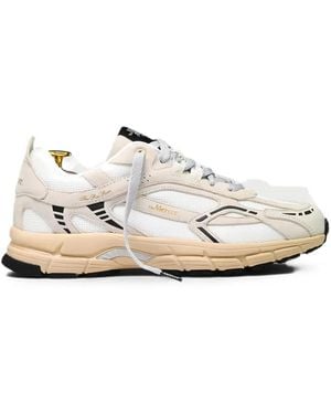 The Mercer Brand Re-Run Desert Panelled Trainers - White