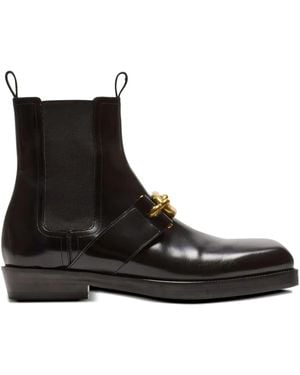 Balmain Botas chelsea con tacón de 35 mm - Negro