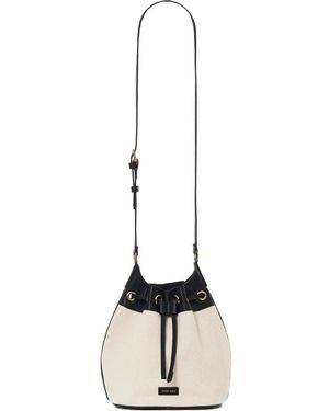 Anine Bing Mini Alana Bucket Bag - White