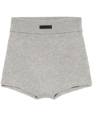 Fear Of God Waffle-Knit Shorts - Grey