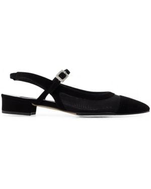 CAREL PARIS Oceanight Mesh-Panel Court Shoes - Black