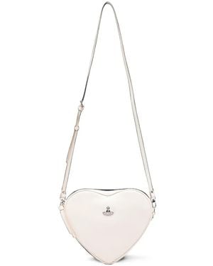 Vivienne Westwood Alexa Heart Crossbody Bag - White