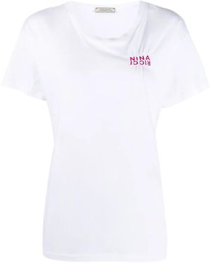Nina Ricci Logo Print T-Shirt - White