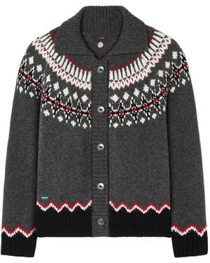 Alanui Cardigan Sweet Winter - Grigio