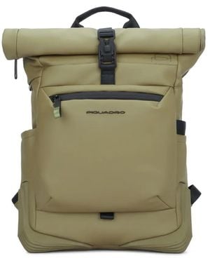 Piquadro Roll-Top Backpack - Green