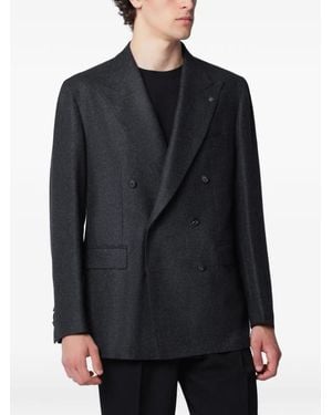 Tagliatore New York Double-Breasted Jacket - Black