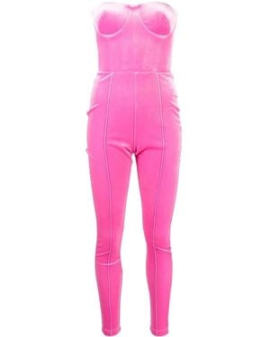 Alex Perry Beckham ストラップレス ジャンプスーツ - ピンク