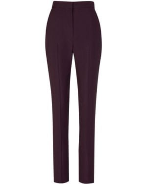 Alexander McQueen Wool Trousers - Purple