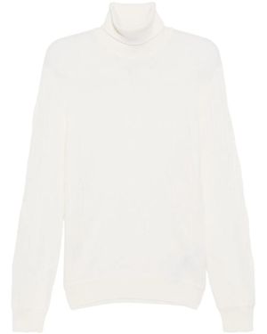 Brioni Maglione A Collo Alto - Bianco